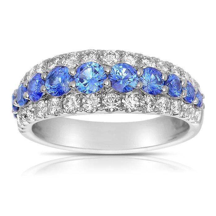 Wedding sets deals with colored stones